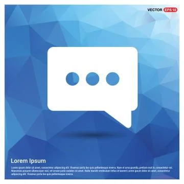 Speech bubble icon Stock Illustration