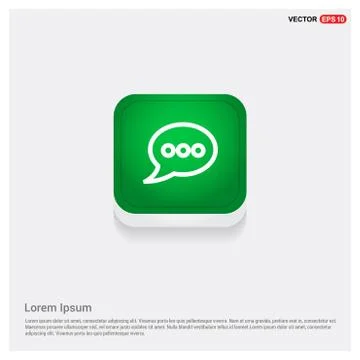 Speech bubble icon Illustrazione stock