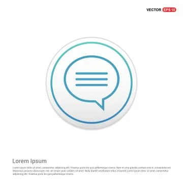 Speech bubble icon Stock Illustration