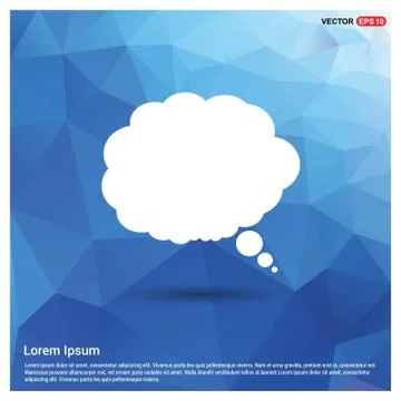 Speech bubble icon Stock Illustration