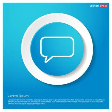 Speech bubble icon Stock Illustration
