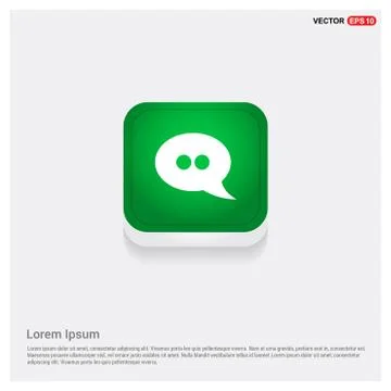 Speech bubble icon Stock Illustration