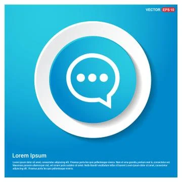 Speech bubble icon Stock Illustration