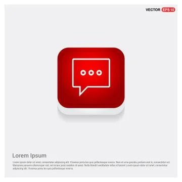 Speech bubble icon Stock Illustration