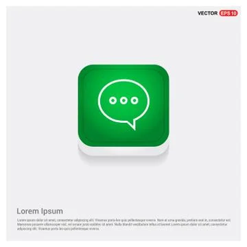 Speech bubble icon Stock Illustration