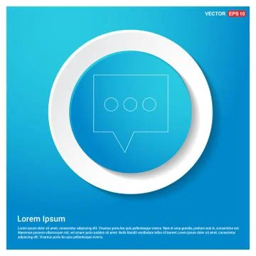 Speech bubble icon 스톡 일러스트