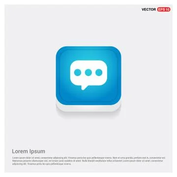 Speech bubble icon Illustrazione stock