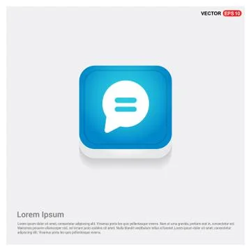 Speech bubble icon Illustrazione stock