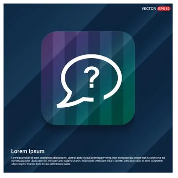 Speech bubble icon Illustrazione stock