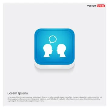 Speech bubble icon Stock Illustration