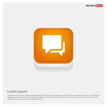 Speech bubble icon Stock Illustration