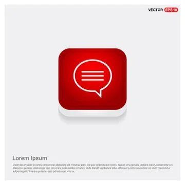Speech bubble icon Illustrazione stock