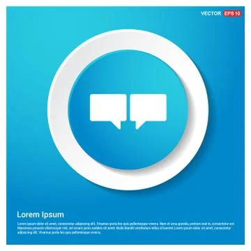 Speech bubble icon Stock Illustration