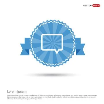 Speech bubble icon Stock Illustration