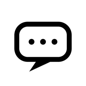 Speech bubble icon Stock Illustration