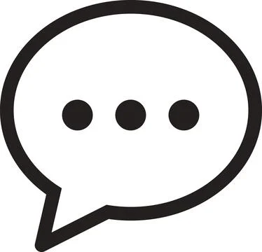 Speech bubble icon Stock Illustration