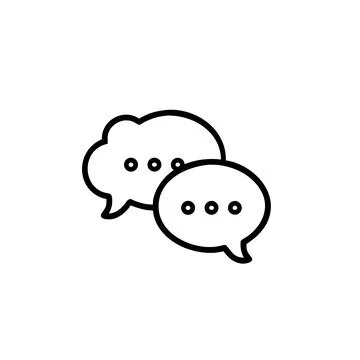 Speech bubble icon Stock Illustration