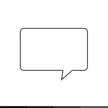 Speech bubble icon illustration design Stock Illustration