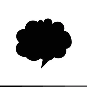 Speech bubble icon illustration design Illustrazione stock