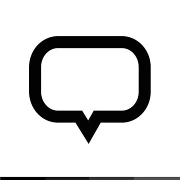 Speech bubble icon illustration design Stock Illustration
