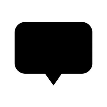 Speech bubble icon Illustration symbol design Stock Illustration