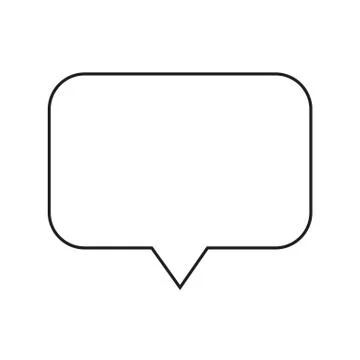 Speech bubble icon Illustration symbol design Illustrazione stock
