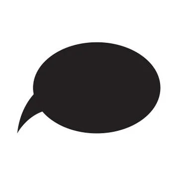Speech bubble icon Illustration symbol design Illustrazione stock