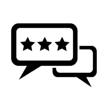 Speech bubble icon Illustration symbol design Stock Illustration