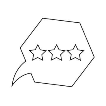 Speech bubble icon Illustration symbol design Stock Illustration