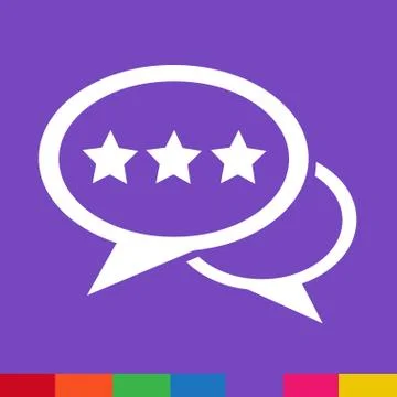 Speech bubble icon Illustration symbol design Illustrazione stock