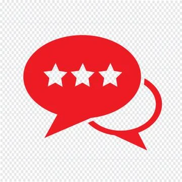 Speech bubble icon Illustration symbol design Stock Illustration