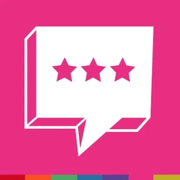 Speech bubble icon Illustration symbol design Illustrazione stock