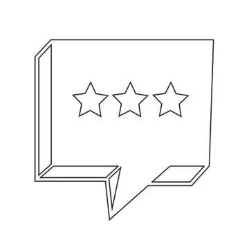 Speech bubble icon Illustration symbol design Stock Illustration