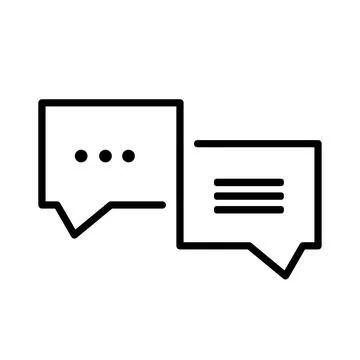 Speech bubble icon vector. Chat sign. High quality black style vector icons Stock Illustration