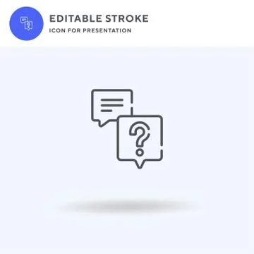 Speech Bubble icon vector, filled flat sign, solid pictogram isolated on white Illustrazione stock