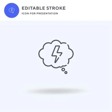 Speech Bubble icon vector, filled flat sign, solid pictogram isolated on white Illustrazione stock