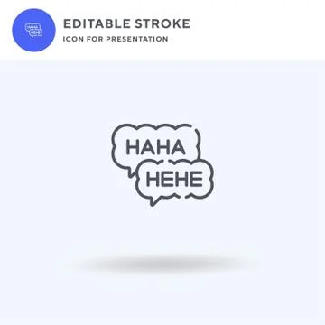 Speech Bubble icon vector, filled flat sign, solid pictogram isolated on white イラスト素材