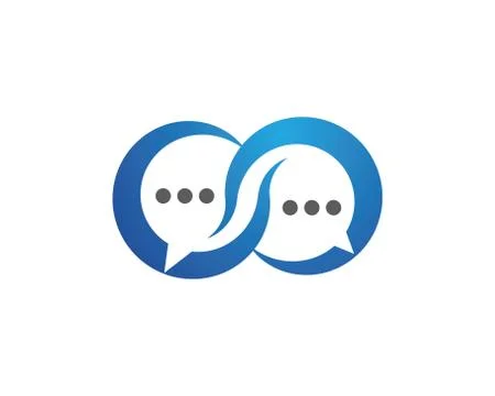 Speech bubble icon vector illustration Illustrazione stock