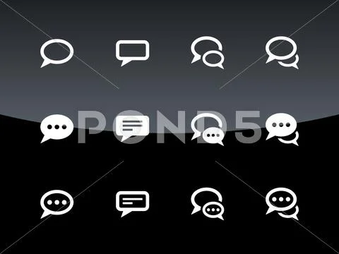 Instant message bubble icon Royalty Free Vector Image