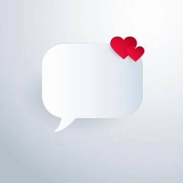 Speech bubble icons on white background. Stockillustratie