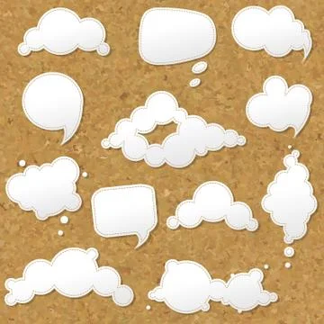 Speech bubble Stock Illustration