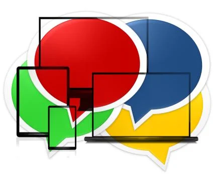 Speech bubble Stock Illustration