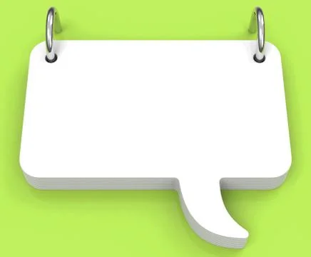 The speech bubble Stock Illustration