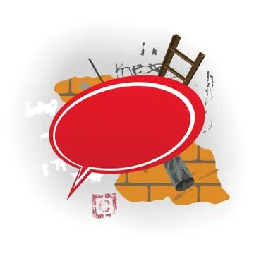 Speech bubble Stock Illustration