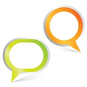 Speech bubble Illustrazione stock