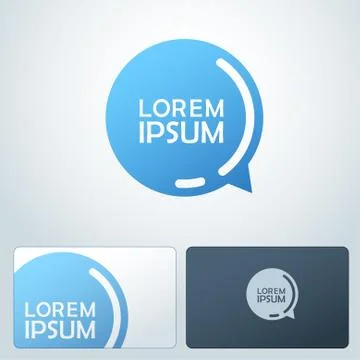 Speech bubble Stock Illustration