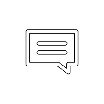 Speech bubble illustration, communication Stock Illustration