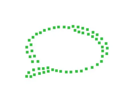 Speech bubble illustration Stock Illustration