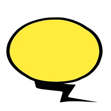 Speech bubble illustration Stock Illustration