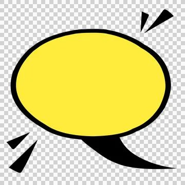 Speech bubble illustration Stock Illustration